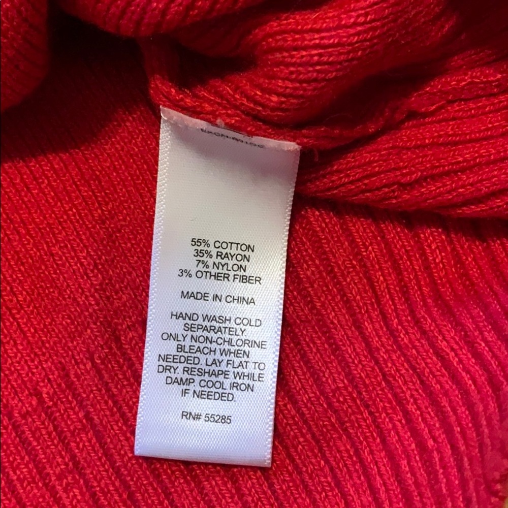 Express Red Sweater - Picture 9 of 10